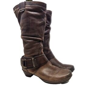 Pikolinos Brujas 36 Brown Leather Slouchy Boot Steampunk Comfort Whimsygoth